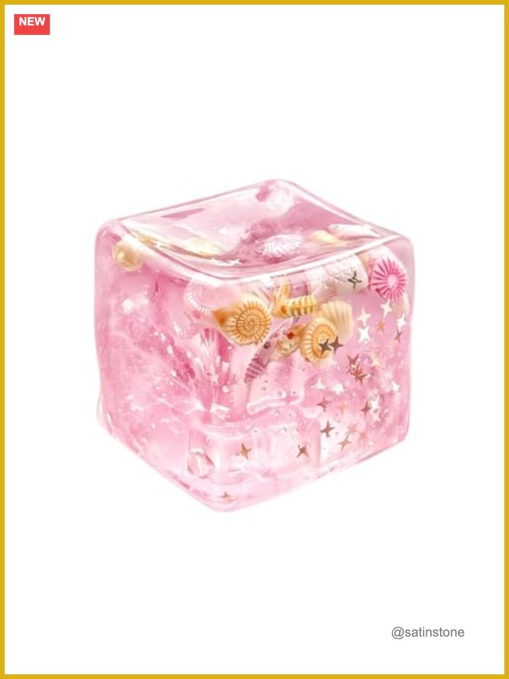 Stress Cube Sensory Squeeze Toy Super Solid Squishy Fidget for Anxiety Relief